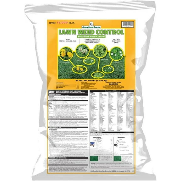 Jonathan Green 12197 Lawn Weed Control - Post Emergent Broadleaf Weed Killer 15,000 Sq. Ft.