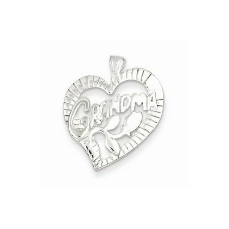 Sterling Silver Grandma Charm