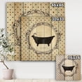 thumbnail image 3 of Designart 'Vintage French Bathroom III' Traditional Bathroom Print on Natural Pine Wood, 3 of 3