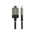 thumbnail image 3 of StarTech.com 3ft 1m Side Screw Locking USB C Cable 10Gbps, USB 3.1/3.2 Gen 2 Type-C Cable, 100W (5A) Power Delivery Charging, DP Alt Mode, Dual Screw Lock, USB-C to C Cord, Charge/Sync - Thunderbolt 3 Compatible - USB cable - 24 pin USB-C (M) straight/locking to 24 pin USB-C (M) straight - USB 3.2 Gen 2 / DisplayPort 1.4 /Thunderbolt 3 - 3.3 ft - 4K support - black, gray, 3 of 8