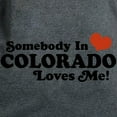 thumbnail image 3 of CafePress - Somebody In Colorado Loves Me Women's Dark T Shirt - Women's Traditional Fit Dark T-Shirt, 3 of 4
