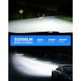 thumbnail image 2 of Combo de bombillas LED Marsauto 9005 H11 5202 para Chevy, paquete de 6, 2 of 7