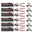 thumbnail image 4 of heritaly Newest PCIE Riser 011 V011 Pro PCI -E PCI E Card GPU 1X to X16 6pin Adapter Cable Riser For Video Card Super Type 1Set, 4 of 6