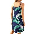 thumbnail image 5 of TARAINYA Summer Dresses for Women Casual V Neck Sleeveless Sundresses Floral Beach Short Dress with Pockets, 5 of 8