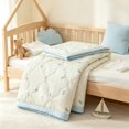 thumbnail image 4 of Printed Lightweight Summer Quilt – Soft Breathable Cotton Blanket for Air Conditioning Room, 39.37x59In Machine Washable, 4 of 7