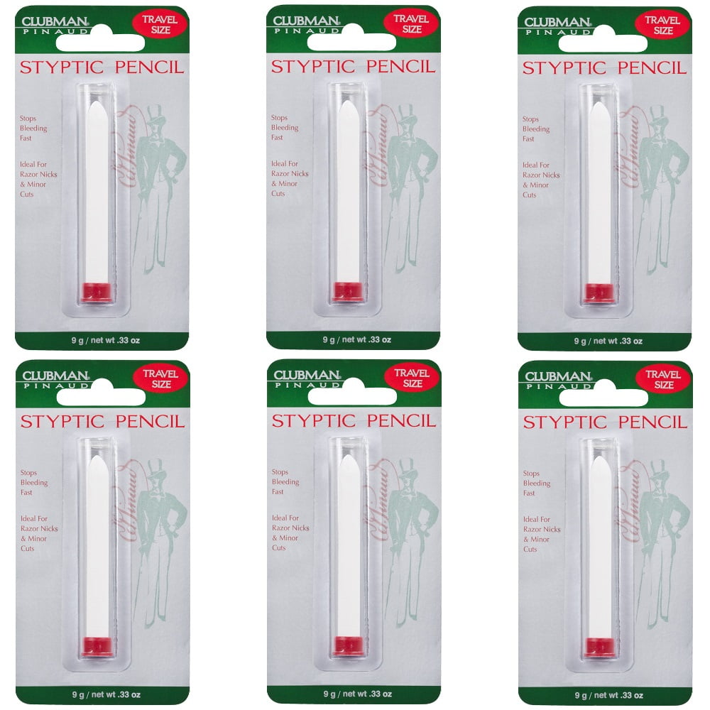 Clubman Barber Men Pinaud Styptic Pencil Travel Size .33 oz BB812000