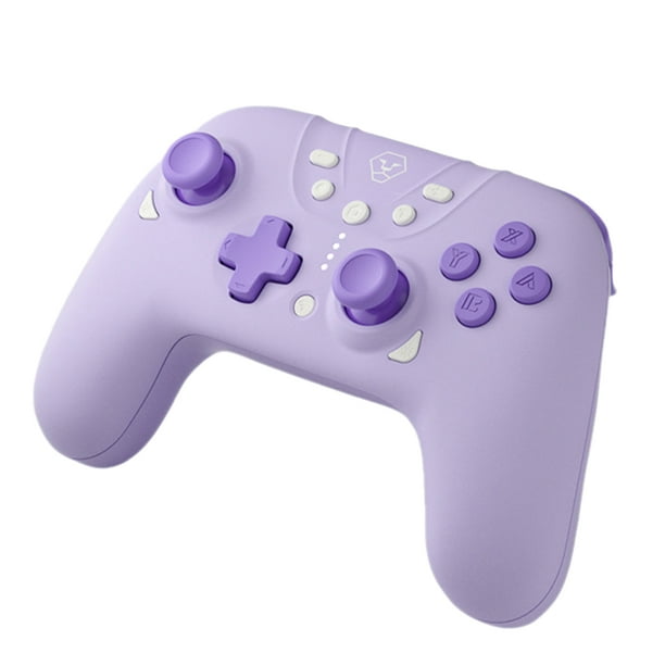 FLhrweasw Gamepad Reemplazo Gamepad Inalámbrico Compatible Con DIY Gaming (Púrpura)