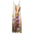 thumbnail image 4 of Easter Bunnies Rabbits Design Sleeveless Dress Woman Fashion Long Dresses Women's Summer Suit Dress 2025, 4 of 7