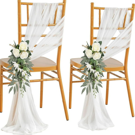 Taotanxi Wedding Arch Faux Flowers Set of 1, Welcome Sign Floral Decoration and Wedding Signs for Ceremony Reception Table Home Decoration (1ps Beige)