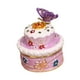 thumbnail image 2 of Caja de joyería con escultura de pastel, adorno de aleación con tapa, regalos, accesorios portátiles, decoración, vitrina organizadora para collares y Lavanda, 2 of 8