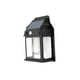 thumbnail image 5 of Lámpara solar de pared, farol solar de pared, accesorios, IP65 resistente al agua, luz solar creativa para decorativas, lámpara exterior para Negro y grande, 5 of 8