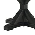 thumbnail image 6 of Roundhill Furniture Hirima Modern Elegance 54" Round Dining Table, Solid Acacia Wood Base, 6 of 7