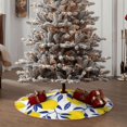 thumbnail image 4 of Sikiie Tropical Lemon Nativity Christmas Tree Skirt, Jesus Christian Winter Holiday Tree Mat Decoration(30-48IN)48", 4 of 6