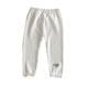 thumbnail image 2 of Cowsor Baby Girl Pants Toddler Girl Solid Ribbed Pants with Trim Newborn Cotton Leggings Infant Jogger Pants, 2 of 6