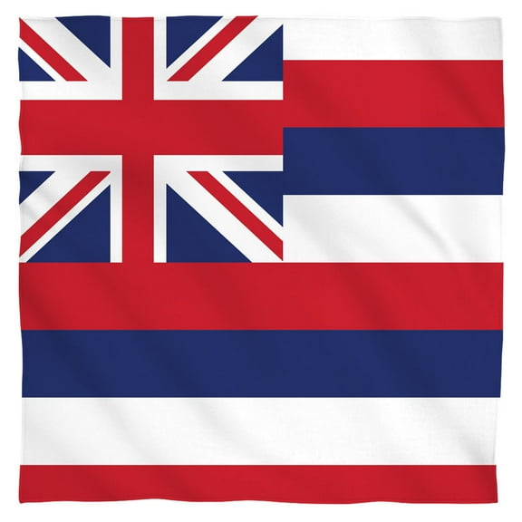 - Hawaii Flag - Bandana - 22" x 22"