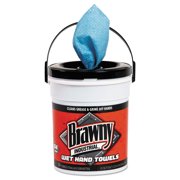 Brawny Industrial Hand Towel Wet Blue 84-Count Pail 6