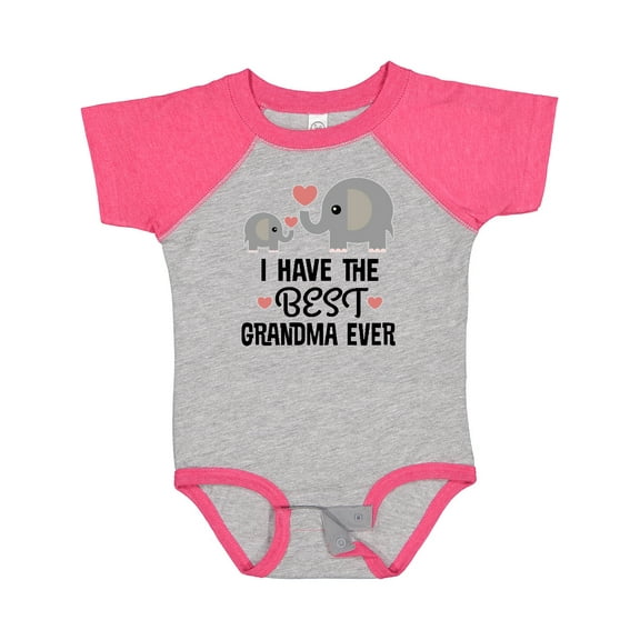 Inktastic Grandkids Best Grandma Ever Boys or Girls Baby Bodysuit