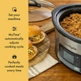 thumbnail image 5 of Crockpot™ 6-Quart Slow Cooker with MyTime™ Technology, Programmable Slow Cooker, Stainless Steel, 5 of 8