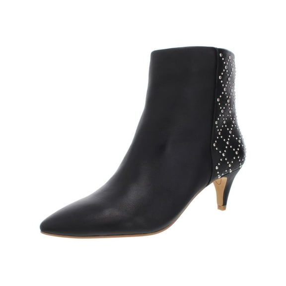 Dolce Vita Womens Dot Leather Studded Booties Black 6 Medium (B,M)