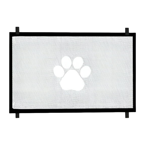 LAMIRO Dog Gate for Stairs,Pet Gates for the House,Mesh Pet Fence Guard,Magic Gate for Dog and Cat,Portable Safety Gate for Doorways and Stairways,Indoor Safety 43.3X31 in