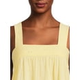 thumbnail image 4 of Secret Treasures Women's and Women's Plus Size Knit Gauze Tank Top, 4 of 5