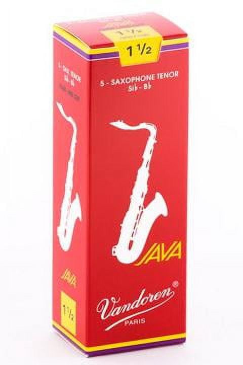 Vandoren Tenor Sax Java Red Reeds Strength #5; Box of 5