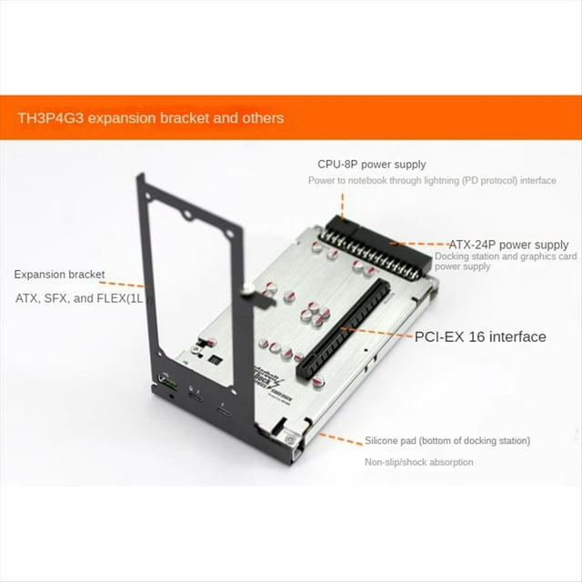 TH3P4G3 Carga PD de 85 W para Base GPU para Computadora PortáTil una Tarjeta GráFica Externa de 40 Gbps para