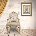 thumbnail image 3 of White, Abby 17x24 Gold Ornate Wood Framed with Double Matting Museum Art Print Titled - Spring Iris, 3 of 4