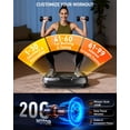 thumbnail image 4 of Plataforma vibratoria Renoj de 450 lb con LED y Bluetooth, con bandas de resistencia, 4 of 8