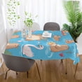 thumbnail image 6 of 54x72 Inch Tablecloth Polyester Square Tablecloth for Home Kitchen Dinner Decor Capybaras Pattern, 6 of 9