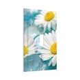 thumbnail image 2 of Kll Daisy Flowers Wall Plate,Gloss Finish,Standard Size 1 - 5" X 3", Polycarbonate Thermoplastic,Electric Receptacle Plug Covers, 2 of 8