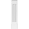 thumbnail image 3 of 10"W x 48"H x 2"P Fluted PVC Pilaster w/Decorative Capital & Base (Pair), 3 of 18