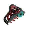 thumbnail image 5 of Unique Bargains 1 Pc Fashionable Button Design Hair Clips for Home Black Red, 5 of 5