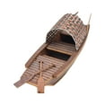 thumbnail image 2 of Wupeng Boat Model Marine Crafts Bookcase Decor Sailboat Home Statue Folk Arts Crafts Ship Model for Home Desktop Bookshelf Office Decoration M 15.5x4.5x4.5cm, 2 of 8