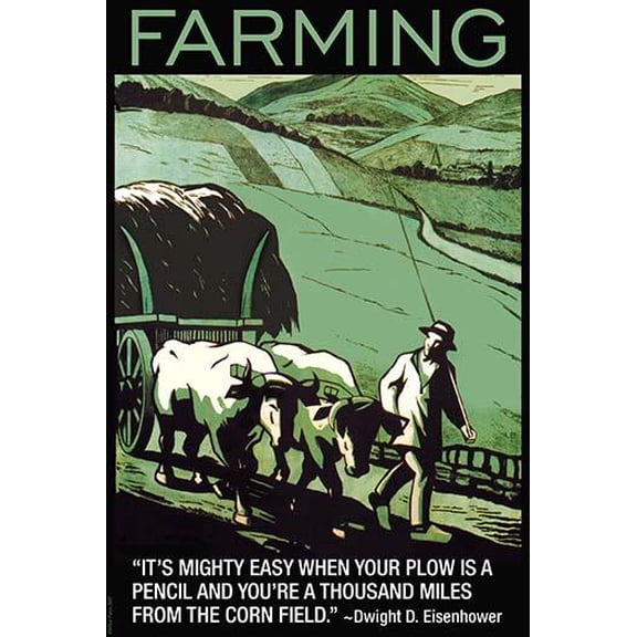 Farming- Fine Art Canvas Print (20" x 30")