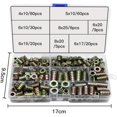 thumbnail image 2 of 230Pcs Zinc Alloy Hex Threaded Insert Nuts Threaded Inserts Insert Nuts External Thread M4 M5 M6 M8 for Wood Furniture Nut Tool Kit, 2 of 5