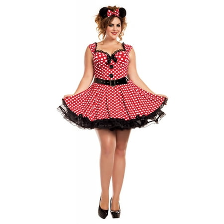 Missy Mouse Adult Costume - Plus Size 3X