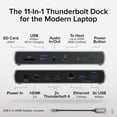 thumbnail image 2 of Estación de acoplamiento Thunderbolt 4 TBT4-UDX1 enchufable de 100 W, 2 of 8