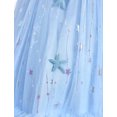 thumbnail image 6 of IBTOM CASTLE Toddler Flower Girl Dress Sequin Butterfly Princess Birthday Pageant Wedding Party Dresses V-Back Tulle Formal Gown Blue, 6 of 7