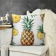 thumbnail image 2 of SHANXI Art Plant Fruit Illustration White Summer Fruit Pillowcases Home Decor Bed Couch Sofa Office Living Room Cushion 22x22in, 2 of 5