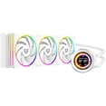 thumbnail image 2 of Enfriamiento Liquido BALAM RUSH HYDROX EXPERT LEVEL HYX40 360mm ARGB 4 Pines 2200 RPM TDP 300w LGA1700 AM5 Display OLED Blanco BR-941815, 2 of 6