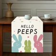 thumbnail image 2 of Binwennn Wedding Decorations Fall Entryway Table washed Easter Table Runner Linen Bunny Print Home Tablecloth Holiday Party Table Decoration Tablecloth Mat I, 2 of 5
