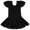 Black, variant on YONGHS Kids Girls Short Ruffle Sleeves Ballet Dance Tutu Dress Gymnastics Leotard 2-14