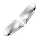 thumbnail image 1 of Cubierta de tapa de espejo lateral para conductor y pasajero de Unique Bargains para Toyota HILUX 15-22, par cromado, 1 of 7