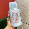 thumbnail image 1 of Termo para niños interesante, de grado alimenticio, para estudiantes de jardín de infantes, taza de agua con pajita, regalo, tetera, 1 of 5