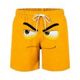thumbnail image 2 of Cethrio Boys Beach Shorts, Summer Elastic Waist Quick-drying Printed Swim Shorts Orange Size 8, 2 of 4
