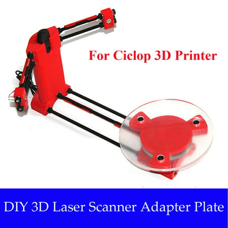 DIY 3D Scanner Open Source Laser Plate Kit w/Adapter Object For Ciclop (Best 3d Scanner App)