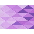 thumbnail image 1 of Ahgly Company Machine Washable Indoor Rectangle Transitional Pastel Purple Pink Area Rugs, 2' x 3', 1 of 7