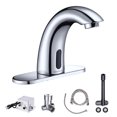 thumbnail image 4 of Aquaterior 5" Automatic Electronic Sensor Touchless Faucet Motion-activated Bathroom Bar Vessel Sink Tap Chrome, 4 of 12