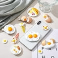 thumbnail image 5 of Food Cabochon 18pcs 3D Egg Tiles Big Dome Tiles Yellow Resin Ornaments Fried Egg Decor, 5 of 6